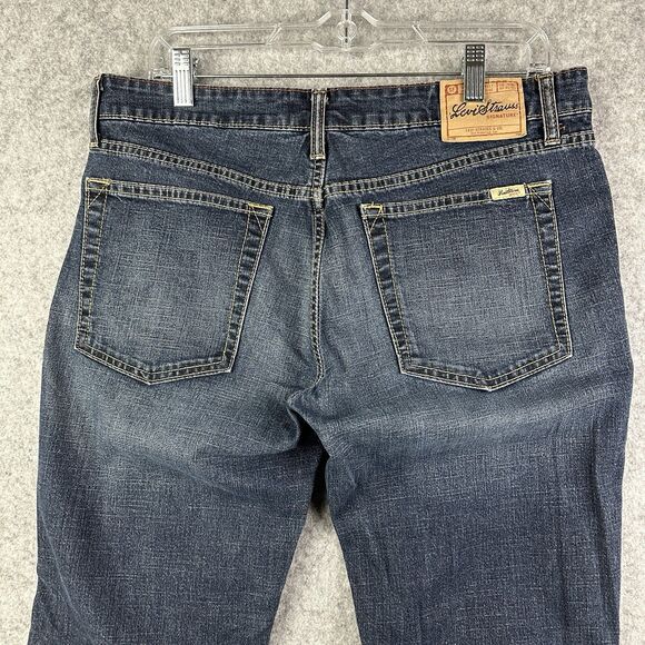 Levis Low Rise Bootcut Jeans Juniors 11 Stretch Classic Western (Meas 33x30)* - Picture 7 of 16